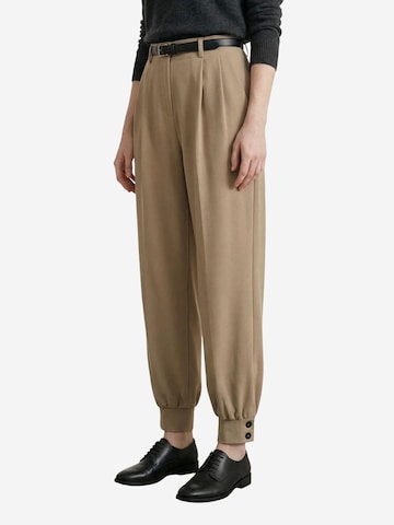 Barrel Pantalon à plis My fashion en marron