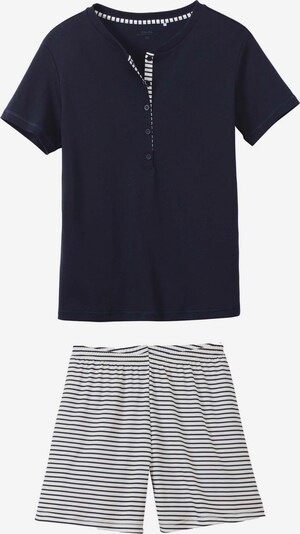 CALIDA Kratke hlače za spanje | ultra mornarsko modra / bela barva, Prikaz izdelka
