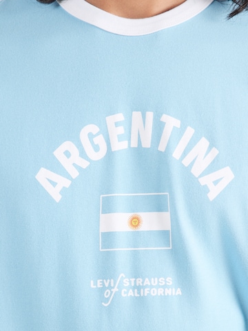 LEVI'S ® Tričko 'X WC RINGER' - Modrá