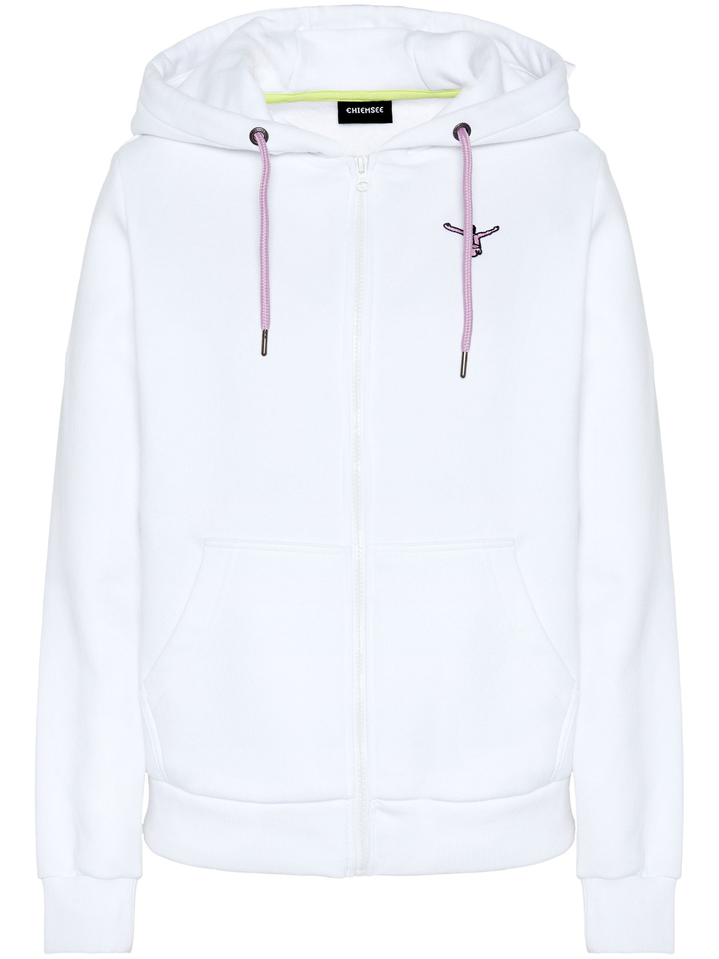 CHIEMSEE Sweatjacke in Weiß: Vorderseite