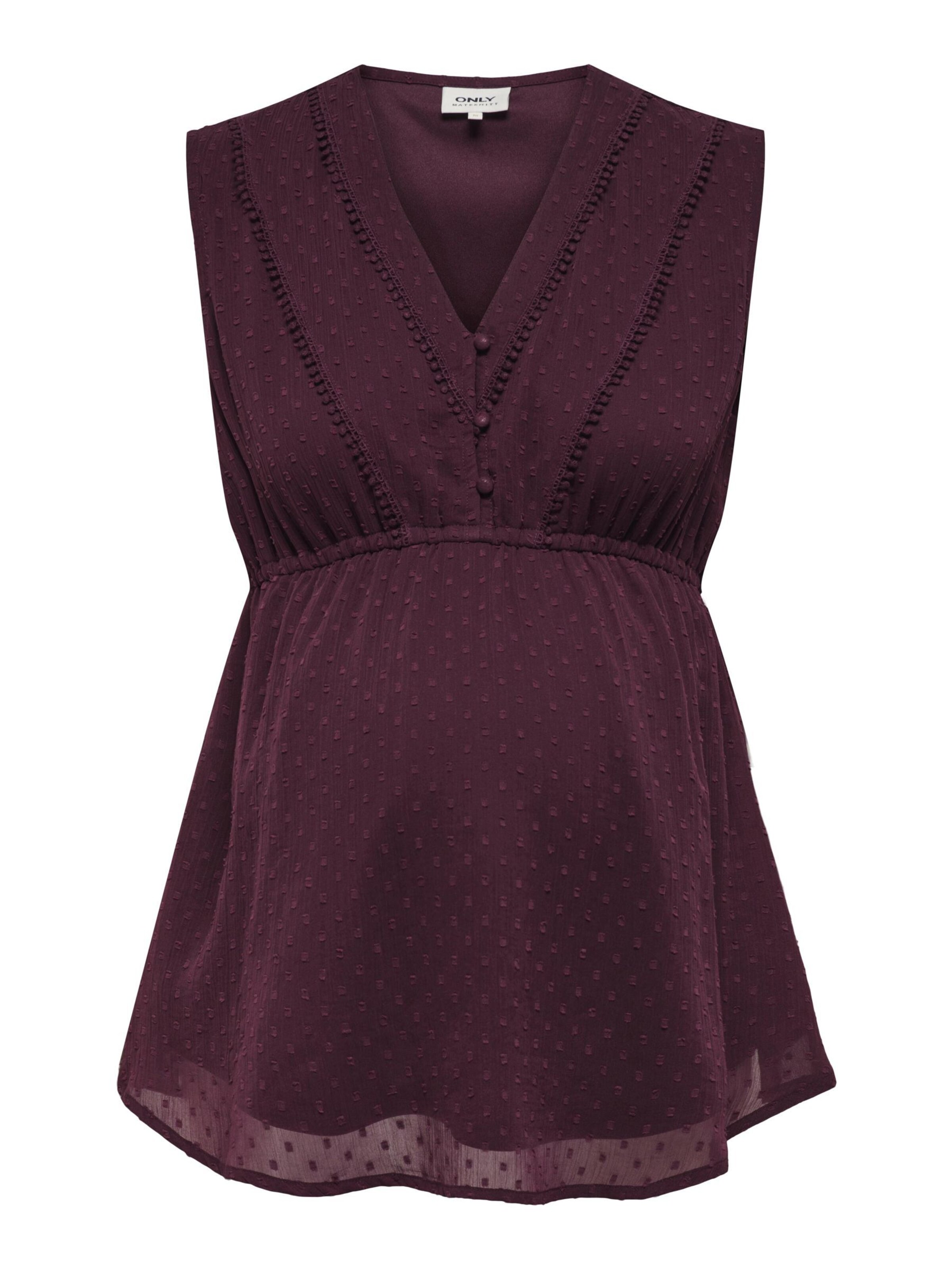 Only Maternity Blouse in Purple