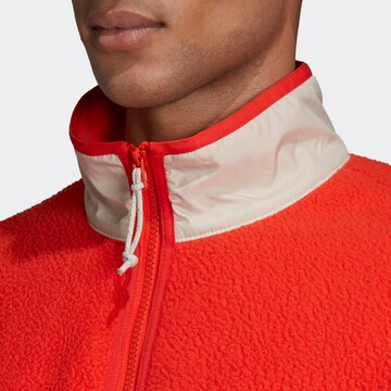 ADIDAS ORIGINALS Fleece jacket in Red