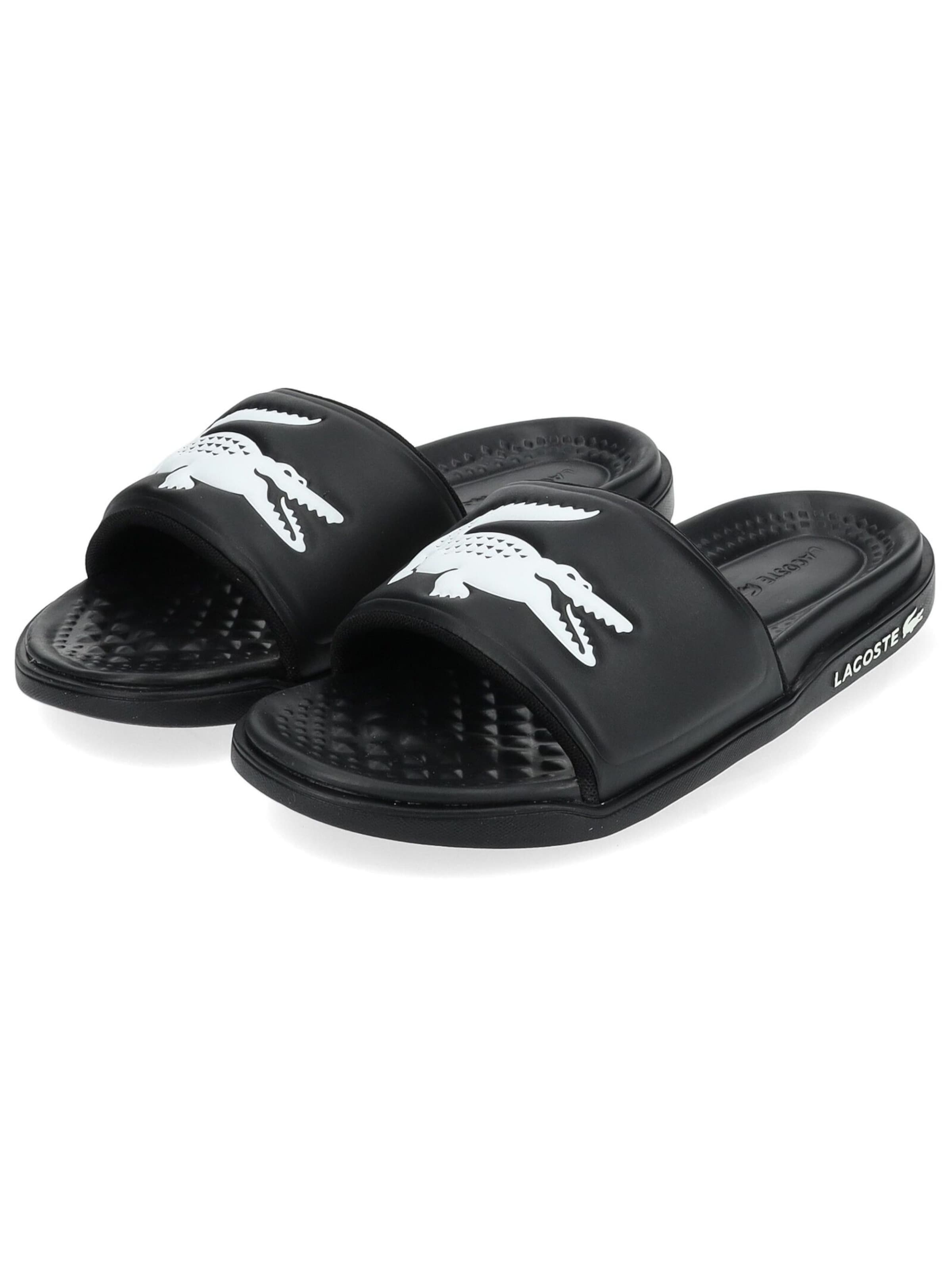 Mule 'Dualiste' LACOSTE en noir