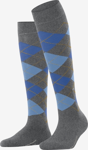 BURLINGTON Over the Knee Socks 'Marylebone' in Grey: front