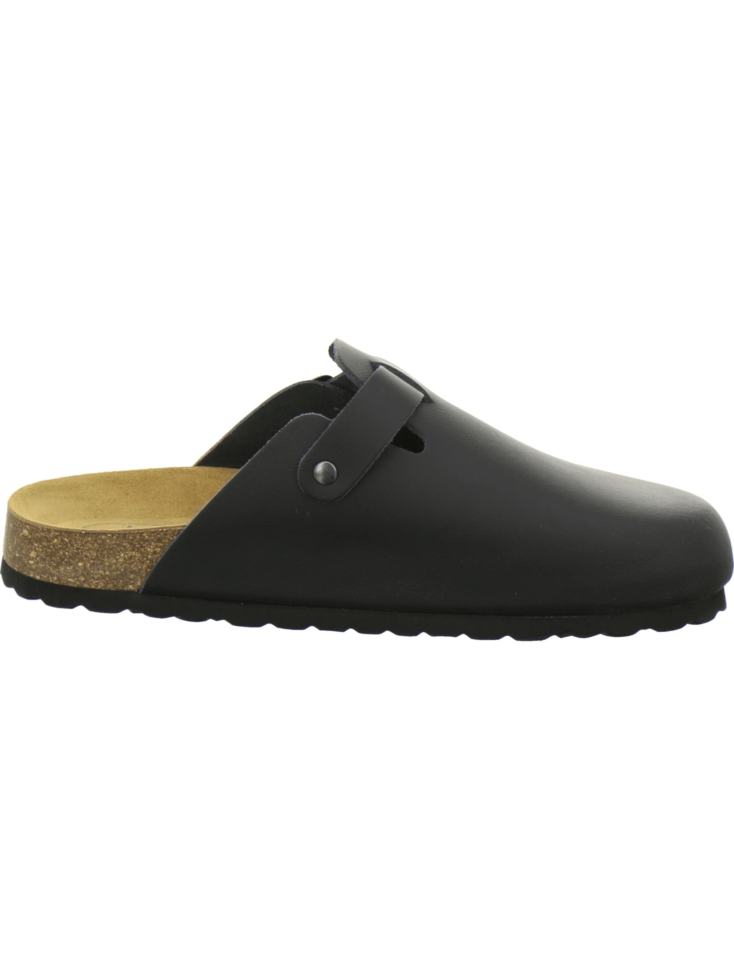 AFS-Schuhe - Zuecos 'Clogs Herren schwarz Glattleder' en negro