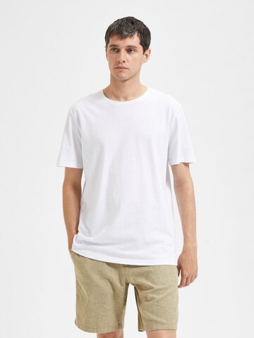 SELECTED HOMME Shirt in White: front