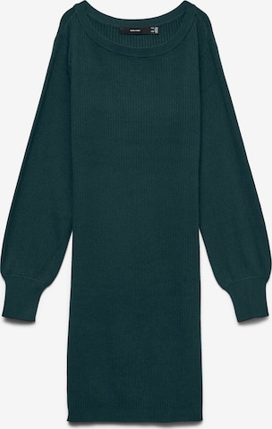 VERO MODA Strickkleid 'VMHOLLYKARIS' in Grün: Vorderseite