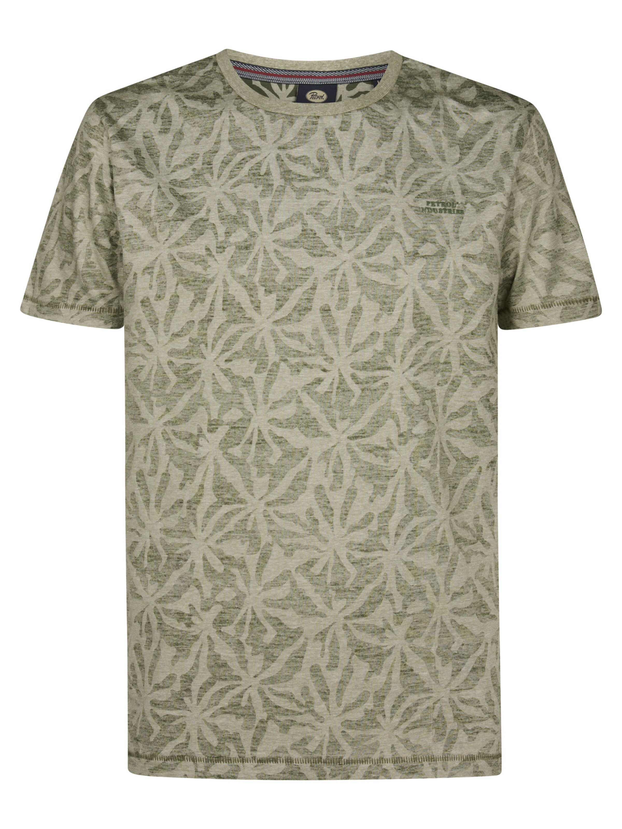 T-Shirt 'Cromo' Petrol Industries en vert : devant
