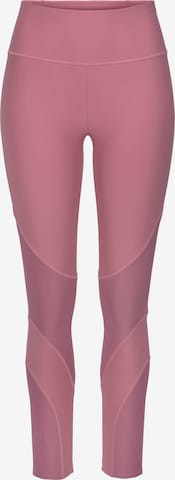 LASCANA ACTIVE Skinny Sportbroek in Roze: voorkant