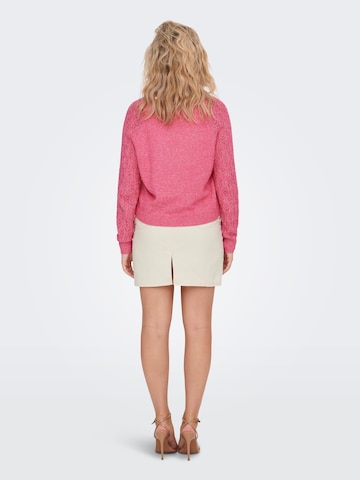 ONLY Knit Cardigan 'Alvi' in Pink