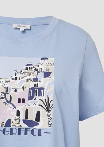 s.Oliver T-Shirt in Blau