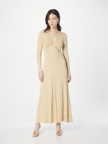 MICHAEL Michael Kors - Vestido em ouro: frente