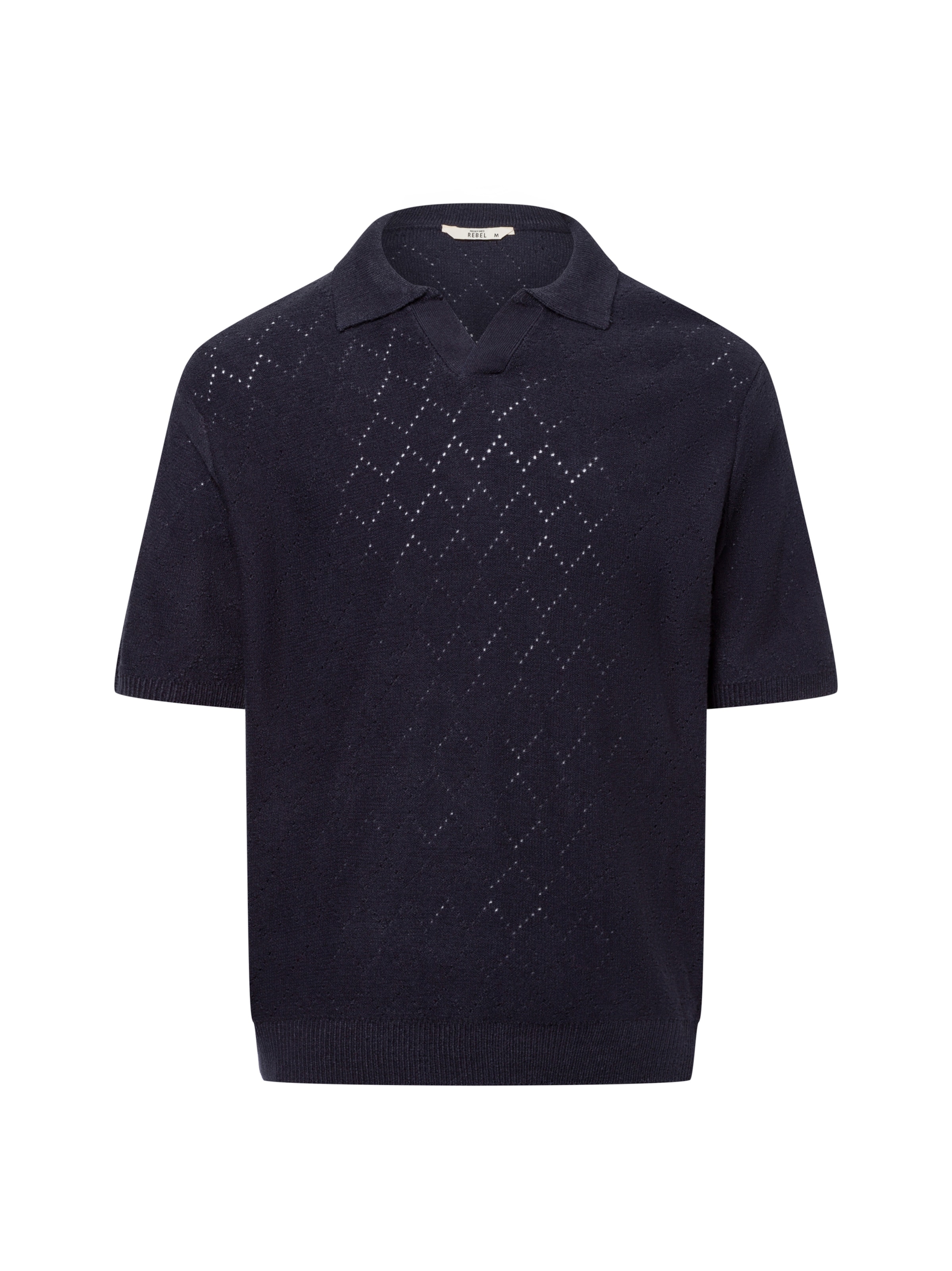 Redefined Rebel Poloshirt 'Salvatore' in Blau: Vorderseite