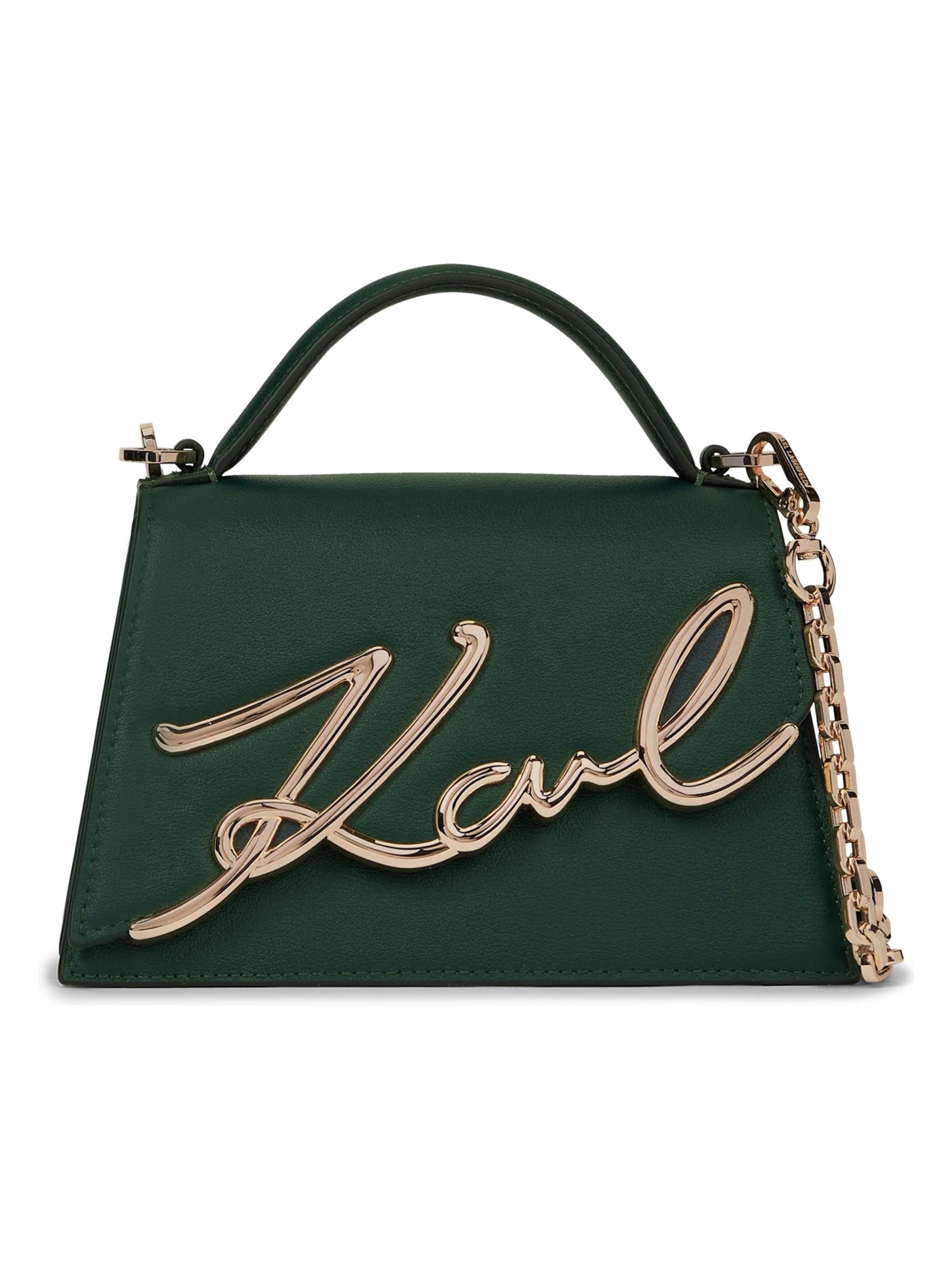 Karl Lagerfeld Handtasche in Grün: Vorderseite