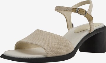 CAMPER Sandalen met riem ' Meda ' in Beige: voorkant