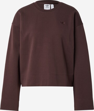 Sweat-shirt 'Essential' ADIDAS ORIGINALS en marron : devant