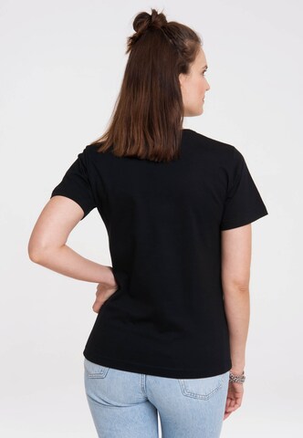 LOGOSHIRT Shirt 'Star Wars - AT-AT' in Zwart