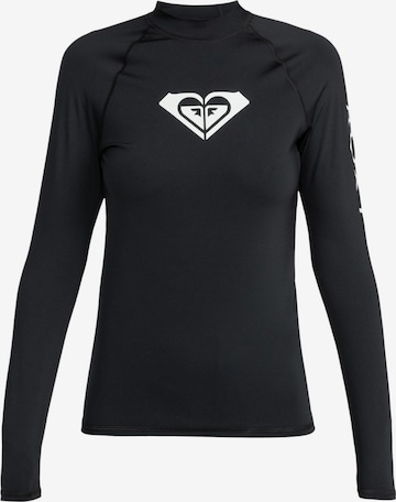 ROXY Sportshirt 'Whole Hearted' in Schwarz: Vorderseite