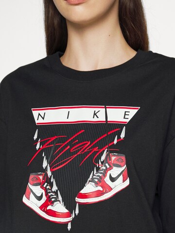 Jordan Υπερμέγεθες μπλουζάκι σε μαύρο