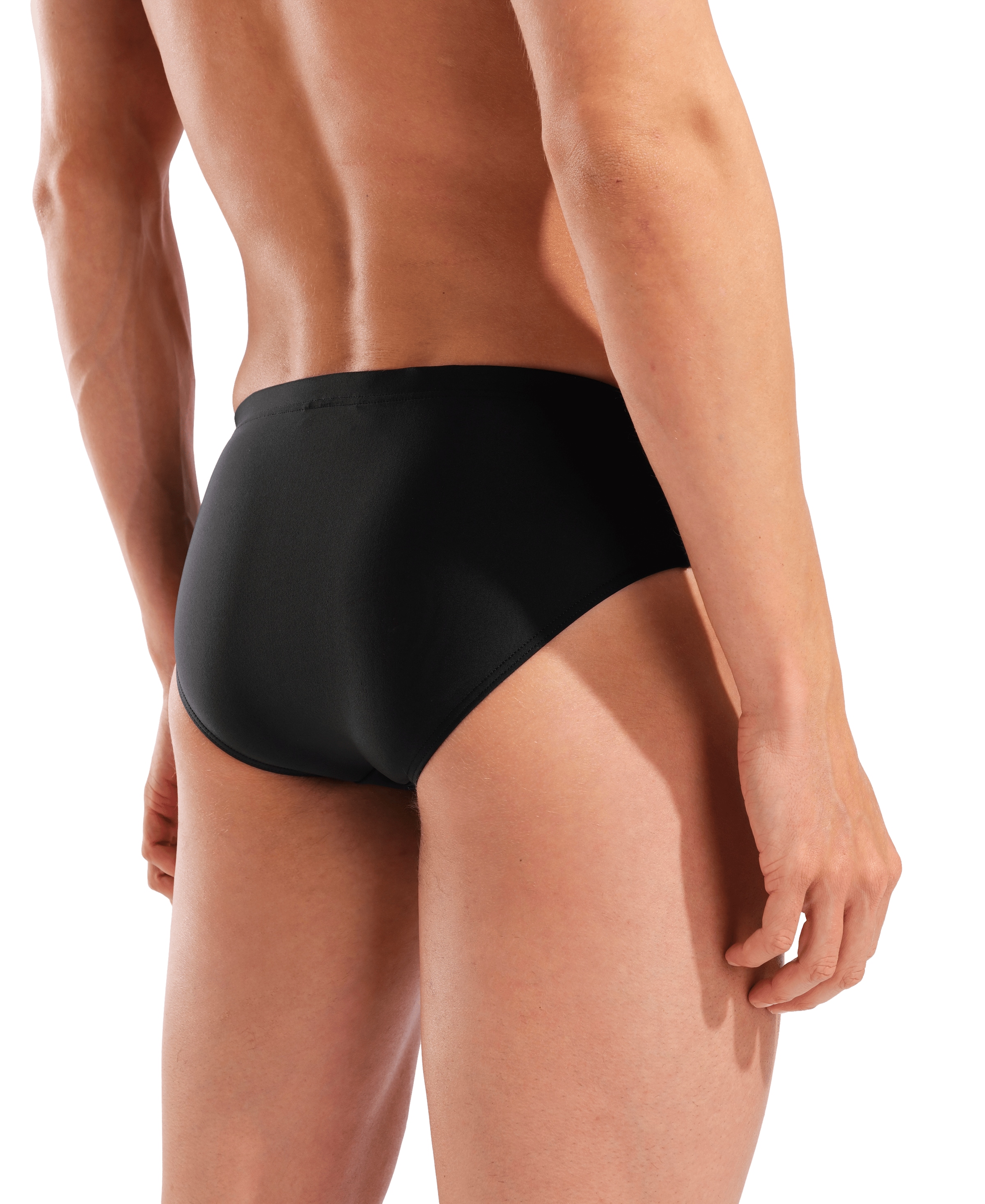 ARENA Athletic Swim Trunks in Black