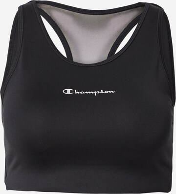 Champion Authentic Athletic Apparel Bustier Sport-BH in Schwarz: predná strana