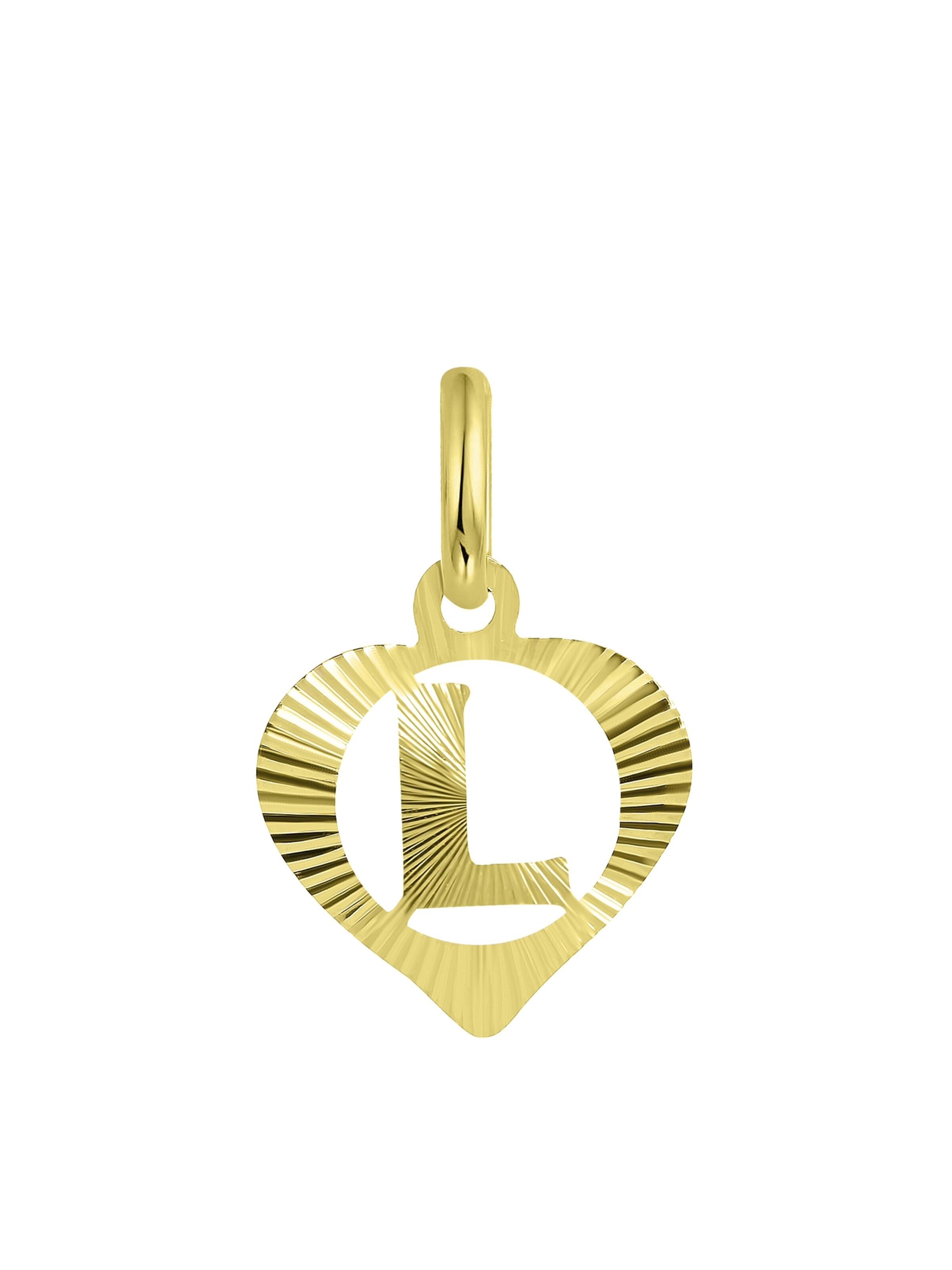 Lucardi Hangers 'Buchstabe' in de kleur Goud, Productweergave