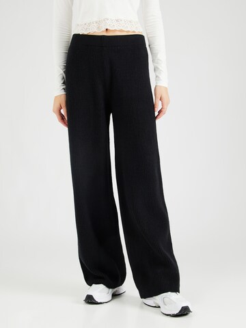 GAP - Pierna ancha Pantalón en negro: frente