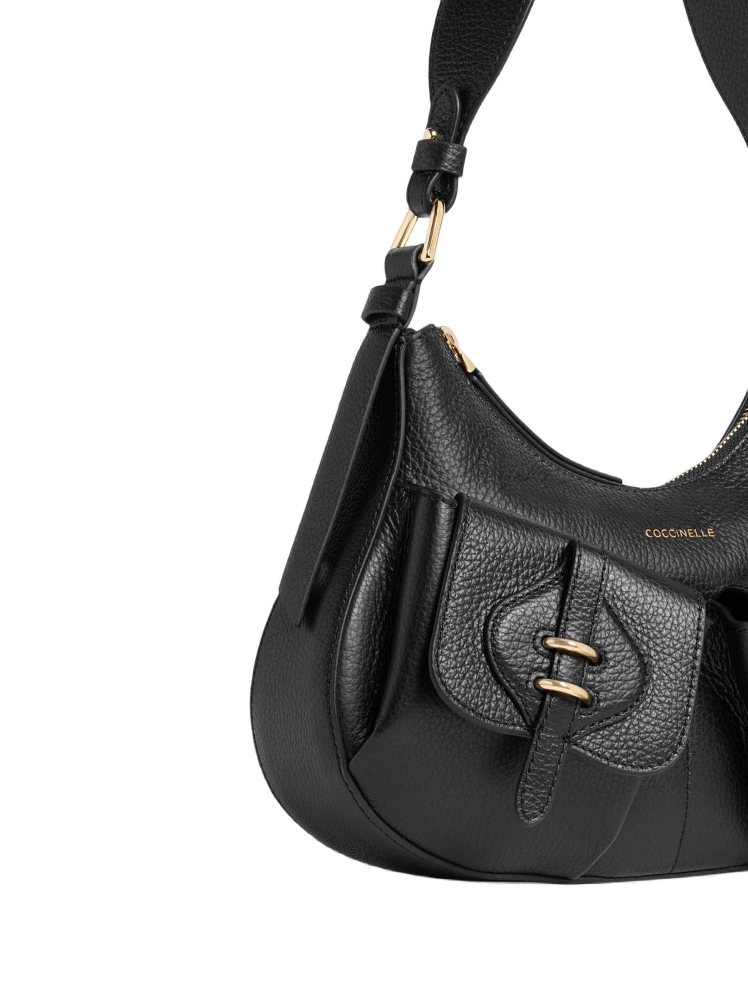 Borsa a spalla 'Mavery Pocket 1' di Coccinelle in nero
