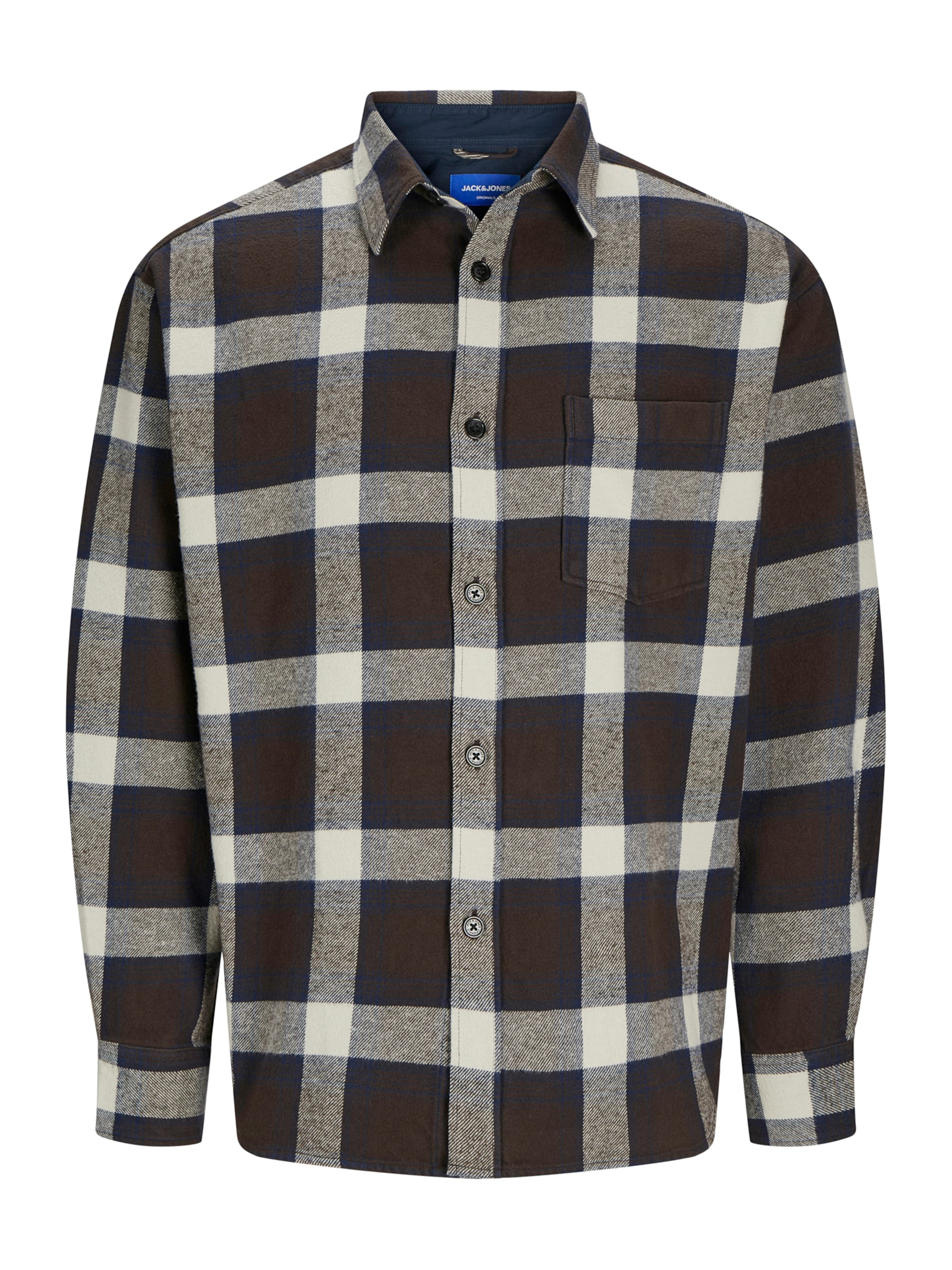 JACK & JONES - Ajuste confortable Camisa 'JWHFREDERIKSBERG' en azul: frente