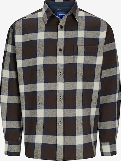 JACK & JONES Košulja 'JWHFREDERIKSBERG' u ecru/prljavo bijela / morsko plava / čokolada, Pregled proizvoda