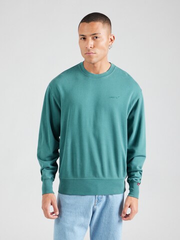 LEVI'S ® Sweatshirt 'AUTHENTIC' in Groen: voorkant