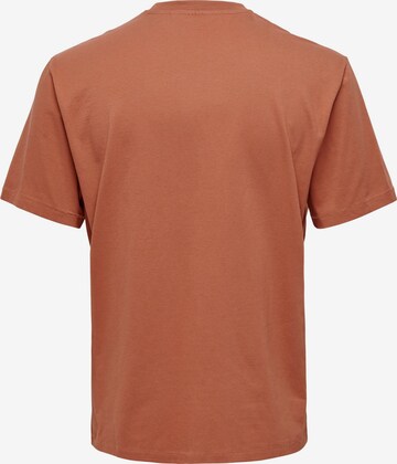 Only & Sons T-Shirt 'HARDY' in Braun