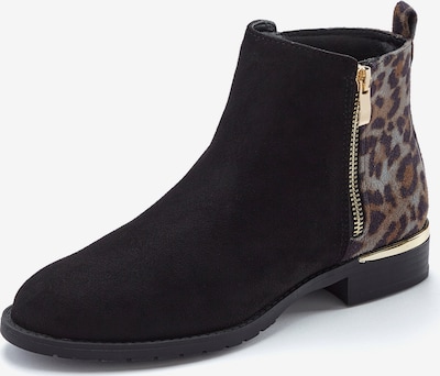 LASCANA Stiefelette in braun / grau / schwarz, Produktansicht