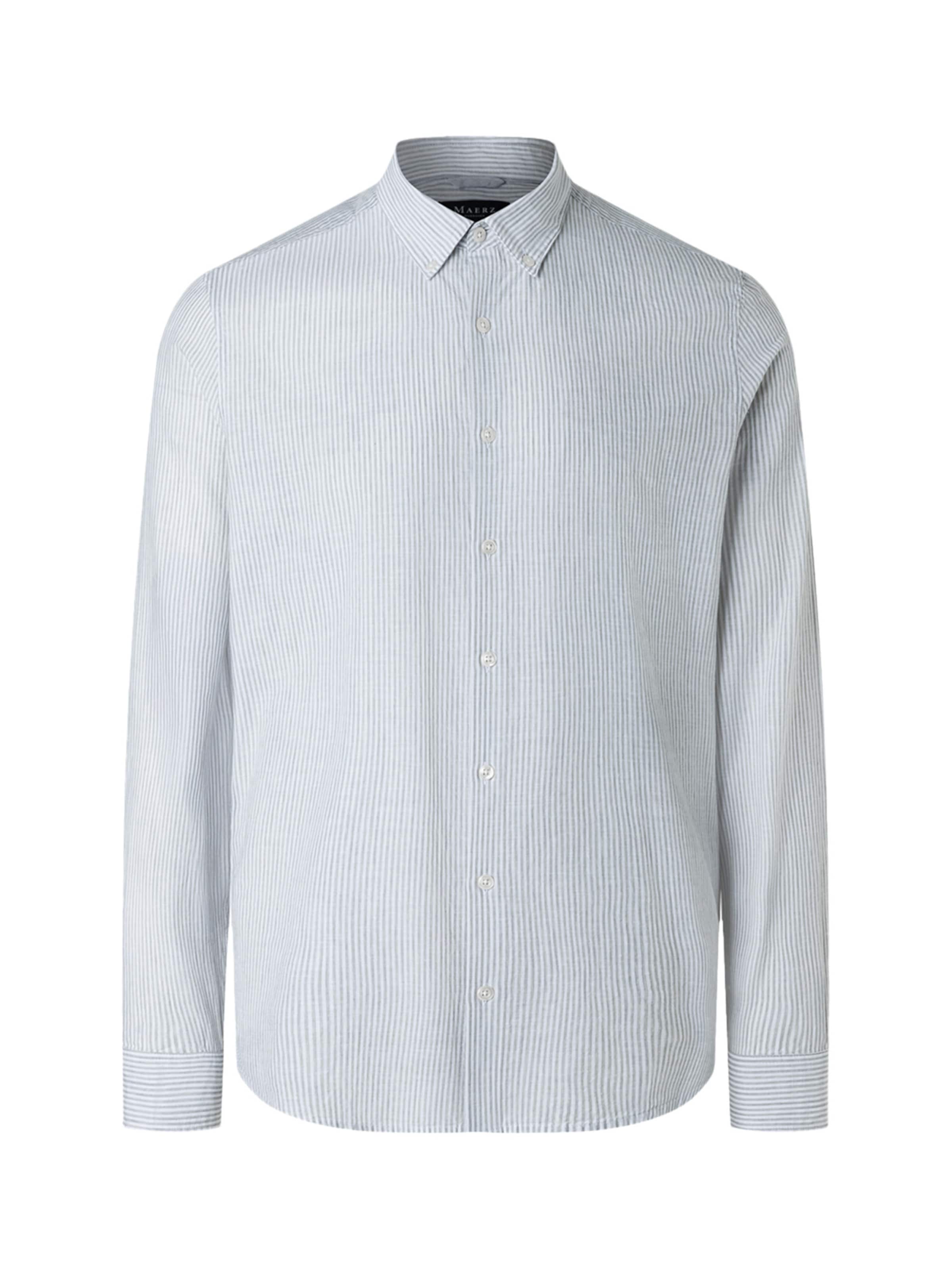 MAERZ Muenchen Regular fit Overhemd in Groen: voorkant