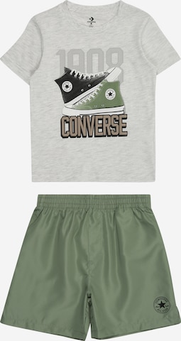 CONVERSE - Conjunto en verde: frente