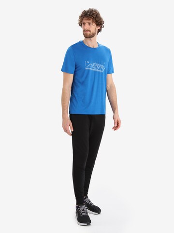 ICEBREAKER Funkční tričko 'Alps' – modrá