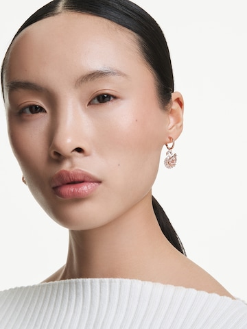 Orecchini di Swarovski in oro: frontale
