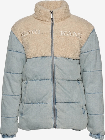 Karl Kani Talvitakki värissä beige / sininen denim / valkoinen, Tuotenäkymä