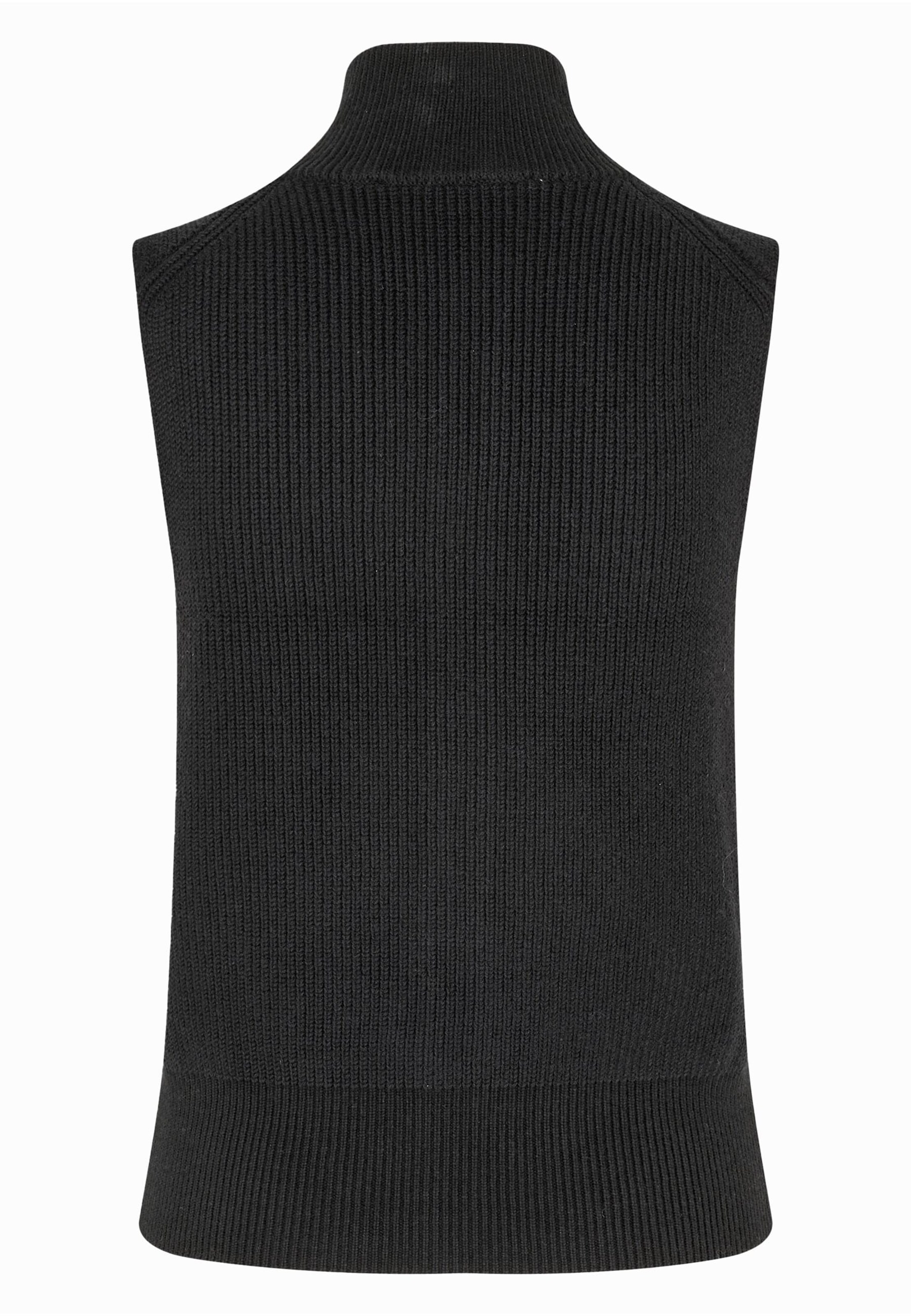 SECOND FEMALE Knitted Vest 'Yora' in Black