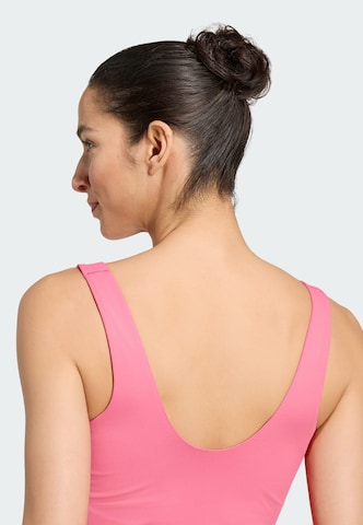ADIDAS PERFORMANCE Бюстие Спортен топ 'Studio All Me' в розово