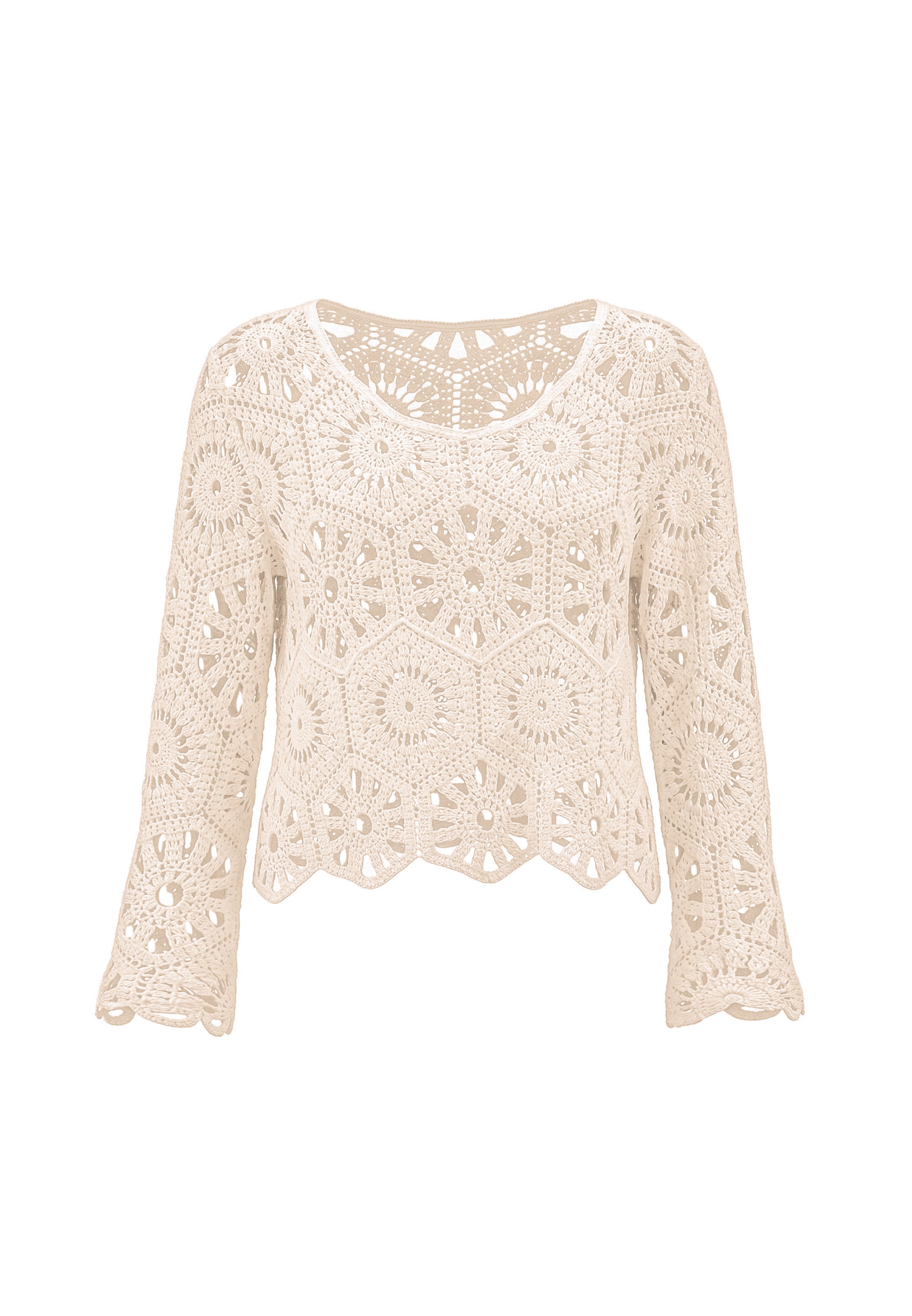 usha FESTIVAL Trui in Beige: voorkant