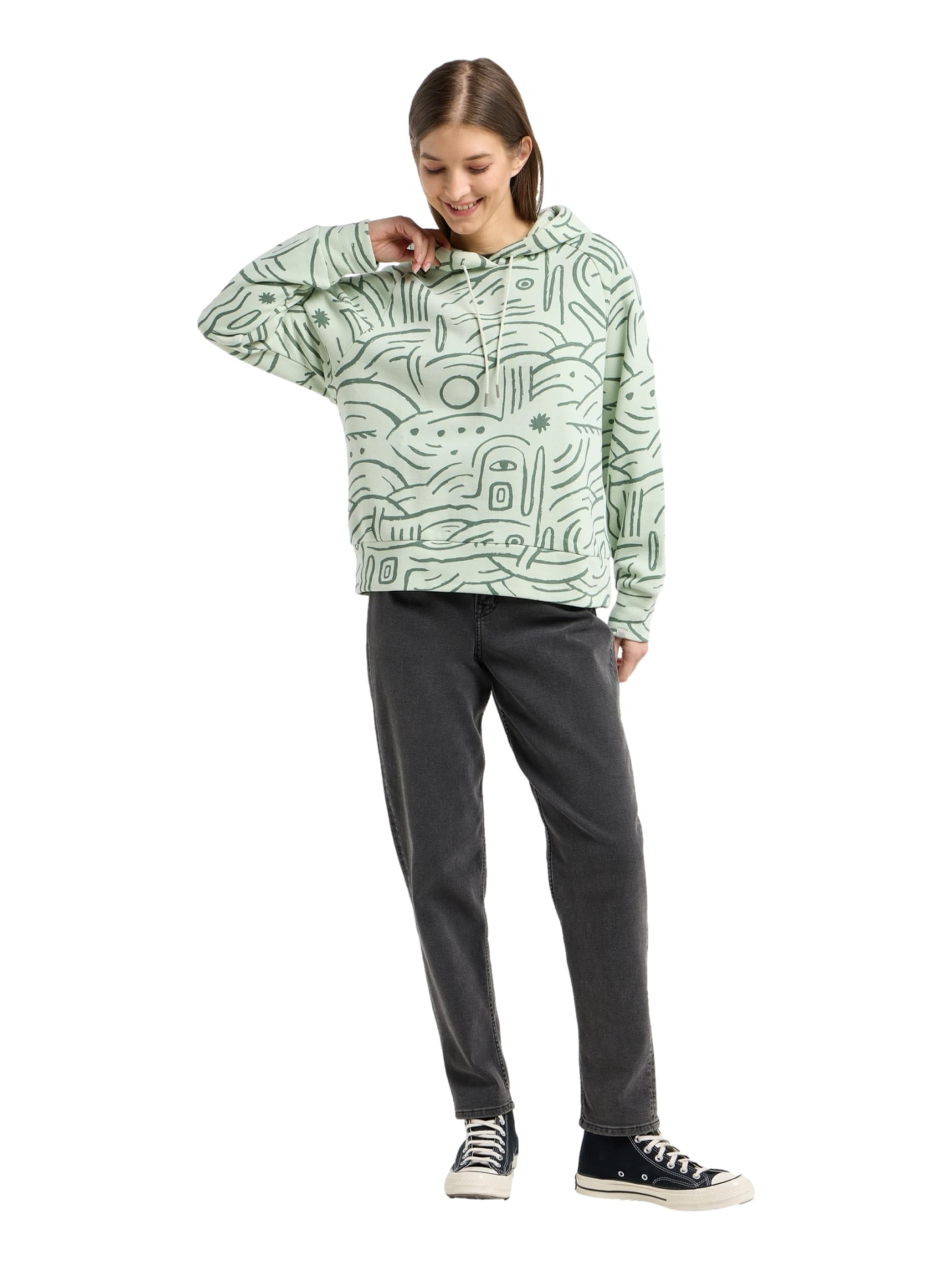 Felpa 'TONNA ' di Ragwear in verde