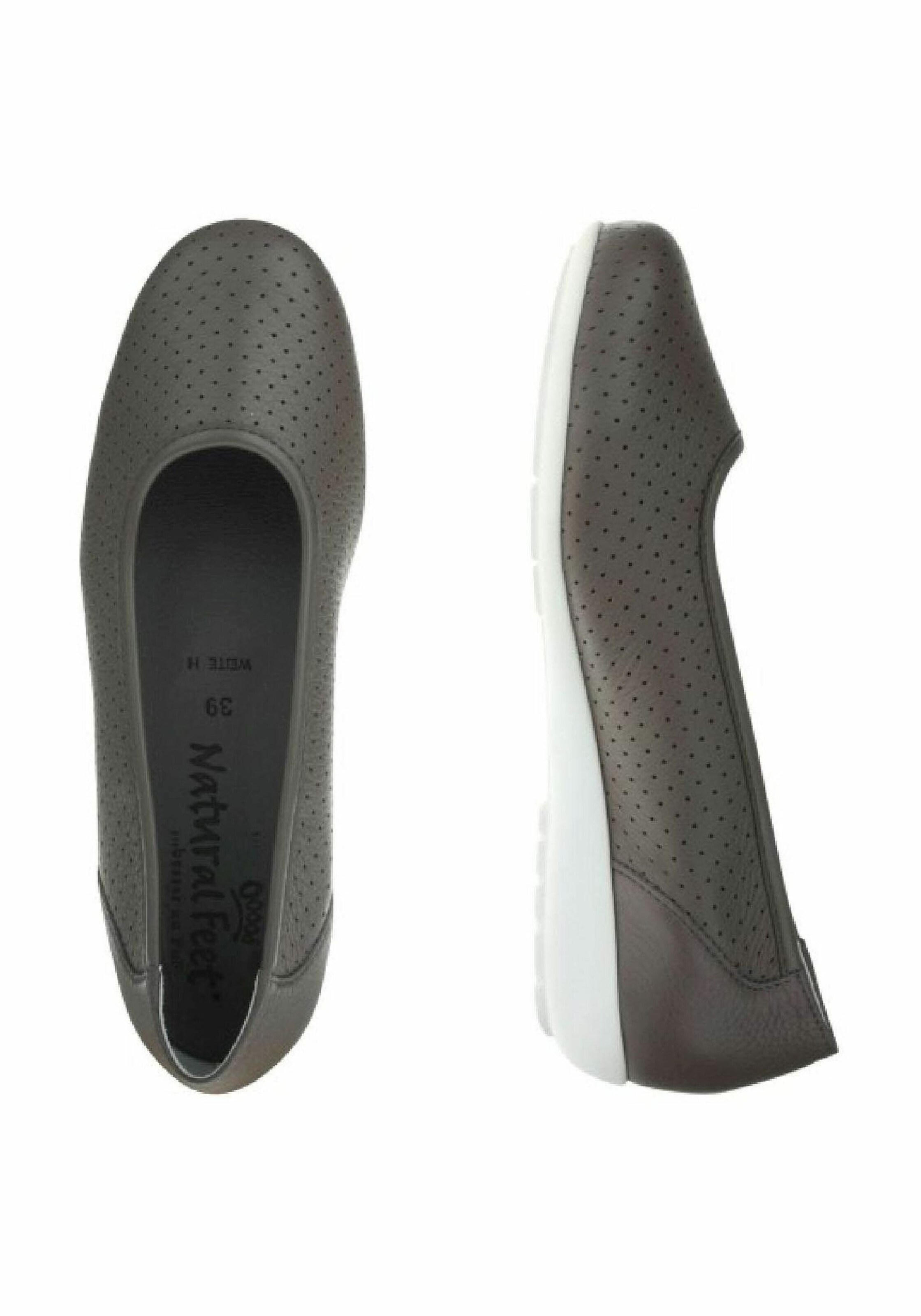 Natural Feet Ballerina 'Annabelle' in Grijs