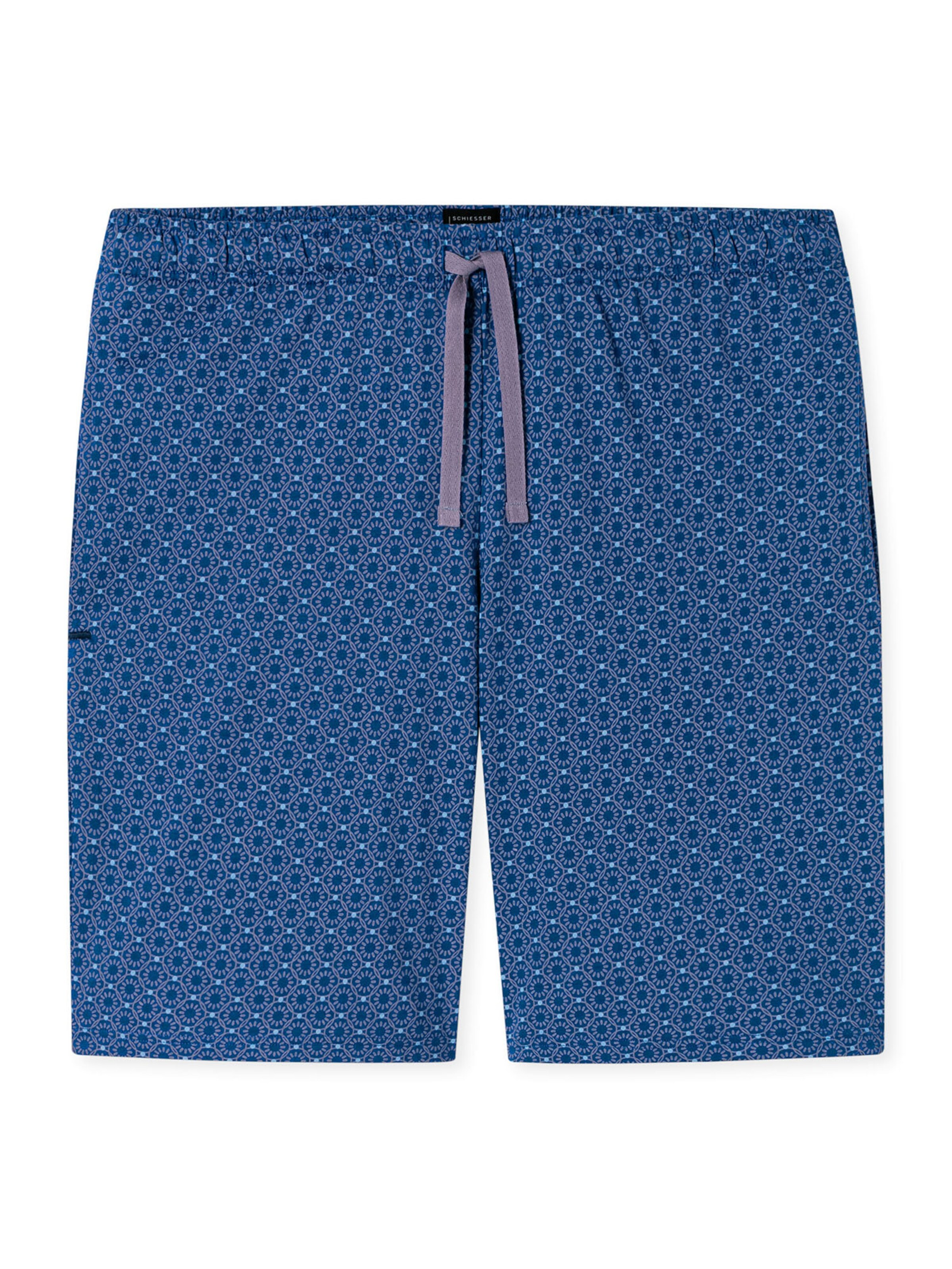 SCHIESSER Pajama pants ' Mix & Relax ' in Blue: front