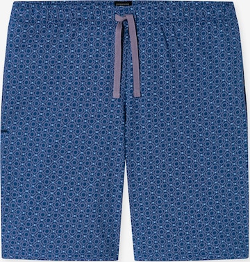 SCHIESSER Pajama pants ' Mix & Relax ' in Blue: front