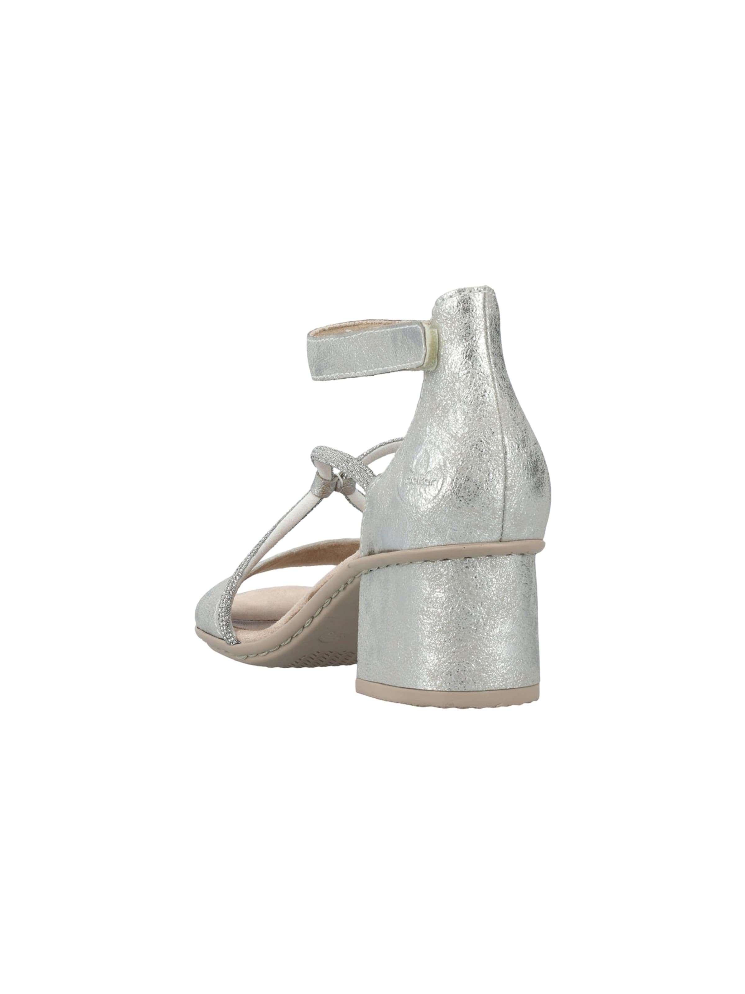 Rieker Sandale 'Aleria Absatzsandalen' in Silber