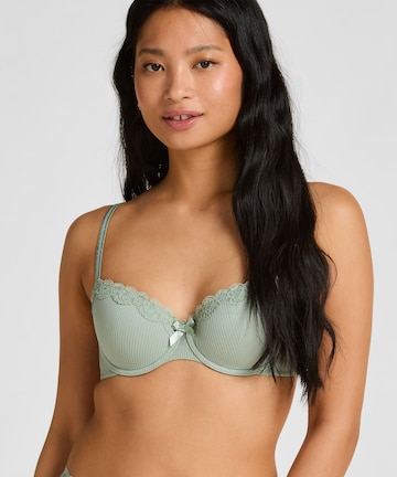Hunkemöller BH 'Lola' in Grün: Vorderseite
