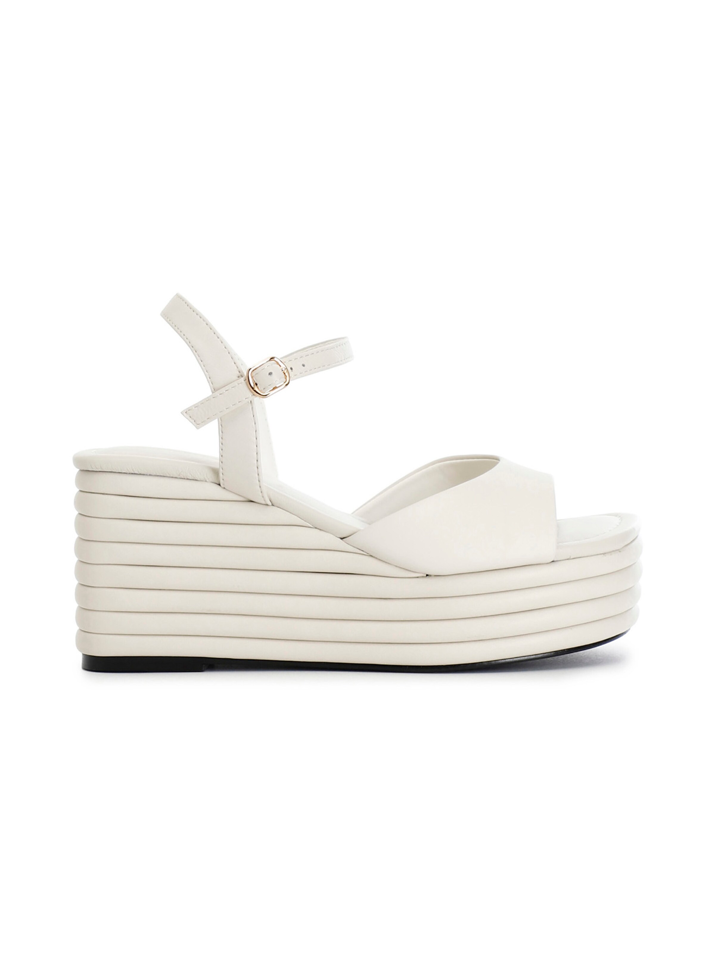 CAFè NOIR Sandalen in weiß, Produktansicht