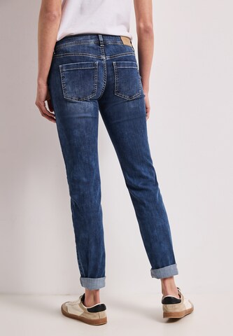 STREET ONE Slimfit Jeans in Blau