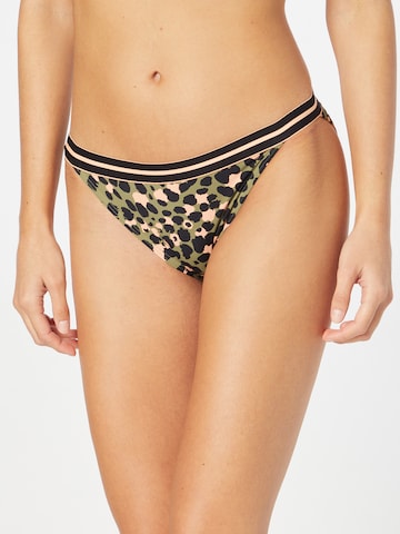 LingaDore Bikini Bottoms in Green: front